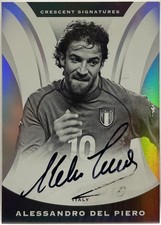 Alessandro Del Piero Autograph On Card Panini Nobility 2017