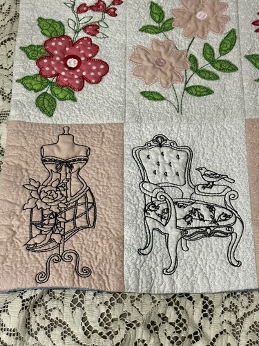 Trapunta vittoriana sampler - trapunta,