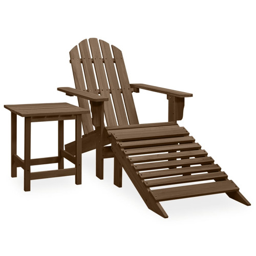 Sedia adirondack con - sedia, pouf