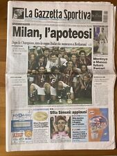 GAZZETTA DELLO SPORT 1 GIUGNO