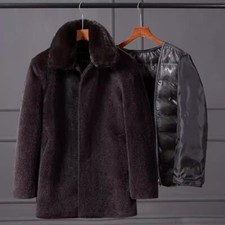 Cappotto uomo pelliccia visone