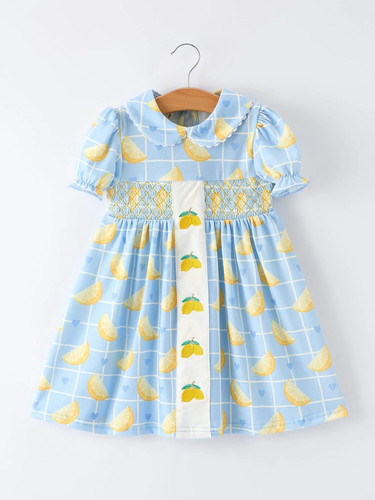 Abito estivo con stampa limone