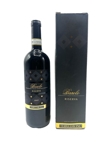 Vino rosso barolo riserva 2007 - rosso,