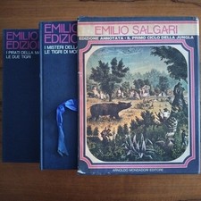 Emilio Salgari - Edizione Annotata - Il Primo Ciclo della Jungla -Mondadori 1969
