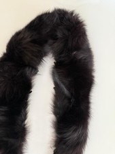 stola in pelliccia vintage – volpe scura/visone maschio