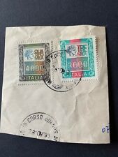 ITALIA-1979- FRAMMENTO DI BUSTA CON FRANCOBOLLI DA 3000 LIRE e 4000 LIRE-USATO