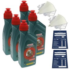 SET 5 litri olio cambio automatico Castrol Transmax ATF DX III Multivehicle 236.9