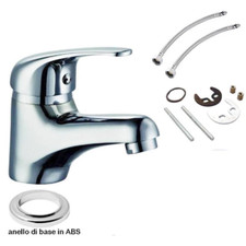 RUBINETTO MISCELATORE LAVABO MONOCOMANDO BAGNO + KIT MONTAGGIO