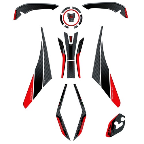 Kit adesivi resinati - adesivi, moto