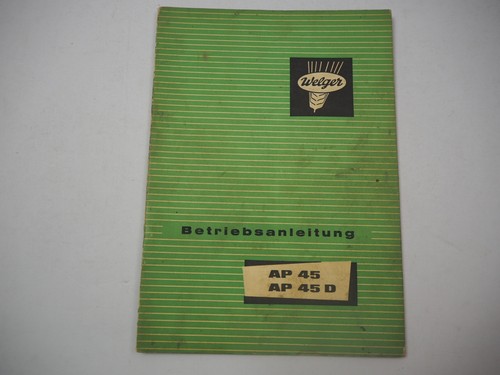 Welger ap45 ap45d - ap45, pressa