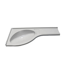 Lavabo angolare 840x375mm -