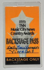 BACKSTAGE  PASS: Vince Gill -