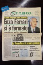 CORRIERE DELLO SPORT MORTE ENZO FERRARI SI E' FERMATO 17/8/1988 COMPLETO  