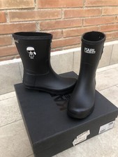 STIVALI DA PIOGGIA / RAIN BOOTS KARL LAGERFELD TG36/ UK3/US5