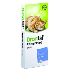 DRON-TAL Gatto 8 Compresse SCONFEZIONATO → Parassiti intestinali Gatti Vermifugo
