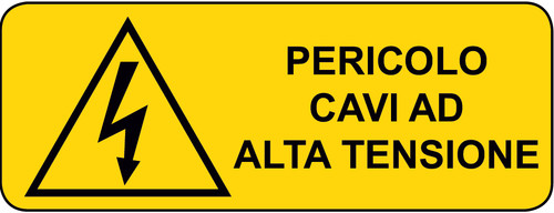 Adesivo cartello segnaletica - adesivo,