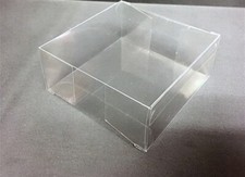 SET 40PZ SCATOLA PVC BOMBONIERA 8x8x3,5 BATTESIMO NASCITA   