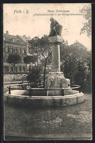 Fürth nuova fontana - ak,