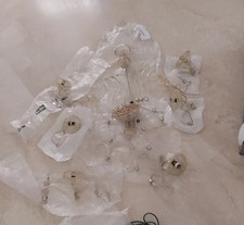 LAMPADARIO In Vetro DI MURANO VENEZIA CON 6 LUCI SOFFIATO A MANO