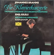 Brahms: I Concerti Per Pianoforte / Eugen Jochum, Emil Gilels - 2 LP Box Set