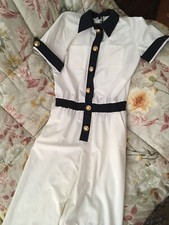 Navy Style Jumpsuit Dress