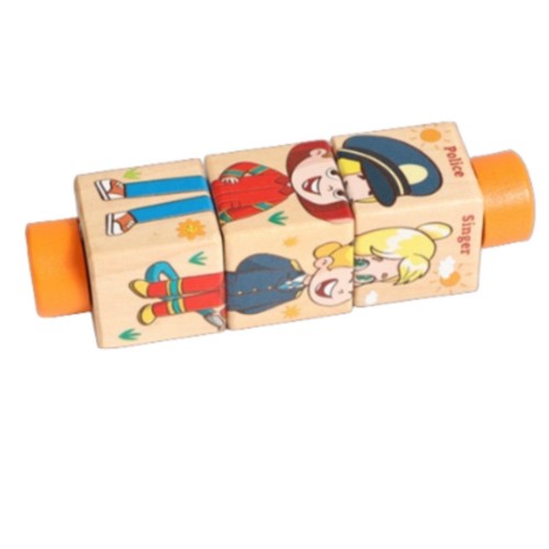 Cubo rotante legno - cubo,