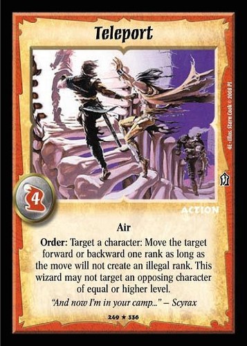 Teleport action warlord - teleport,