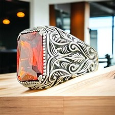 925 Argento Sterling Rosso