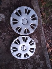 2 Borchie 15 originale opel astra karl copricerchio coppetta coppe ruote Corsa