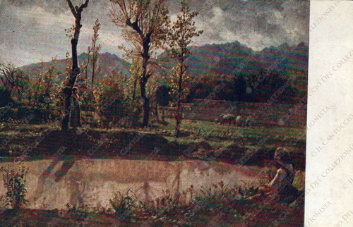 Paesaggio pittore palizzi - palizzi, arte