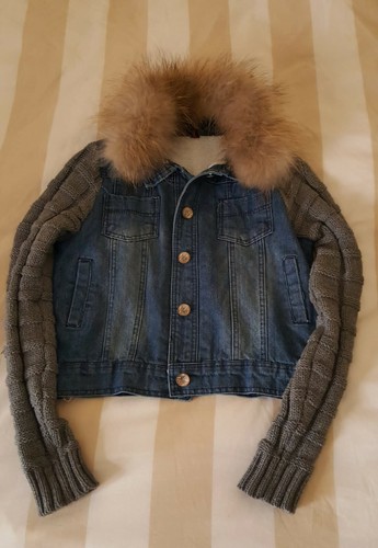 Giubbino jeans imbottito - giubbino,