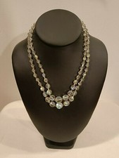 COLLANA VINTAGE, CRISTALLI SFACCETTATI - ANNI '50 - BIGIOTTERIA fondo magazzino
