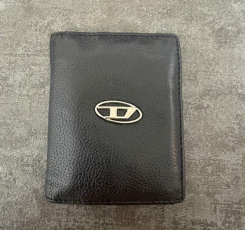 Diesel portafoglio bifold nero - bifold,
