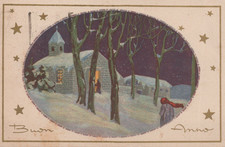 CARTOLINA  AUGURALE BUON ANNO