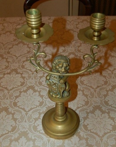 Candelabro bronzo due - in,