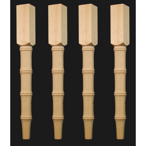 Gambe legno tornite 450 - 4,