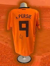 Maglia Home Robin Van Persie Olanda Retro Firmata a Mano Rara - Certificato di autenticità