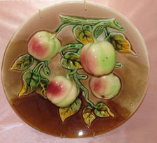 Piatto In Ceramica Barbotine