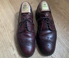 ALDEN 975 LONG WING 9 B/D BURGUNDY VERY GOOD CONDITION - USA SIZE