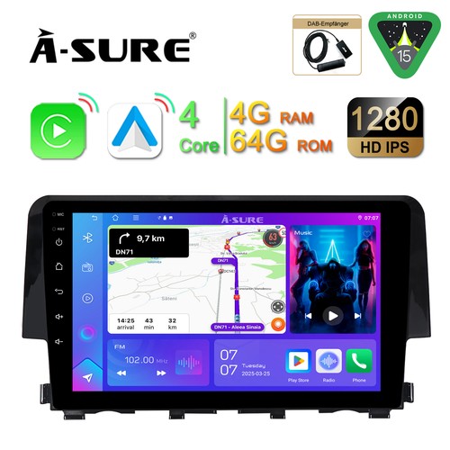 Autoradio 64gb android - android, 15