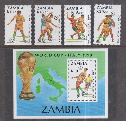 Zambia 1990 mint mnh fifa - zambia,
