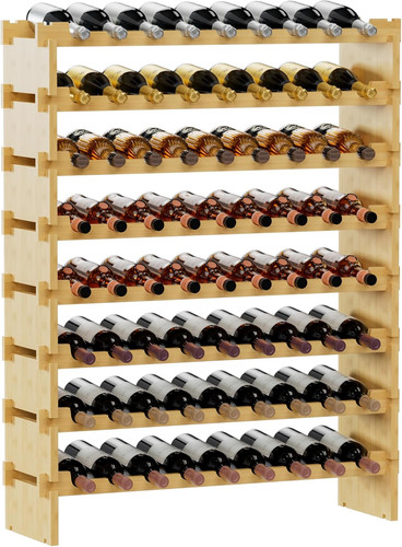 Portabottiglie vino bambù - portabottiglie,