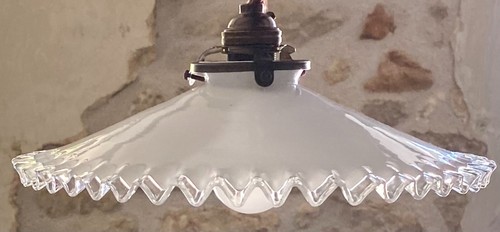 Vintage french opaline fused - vintage,