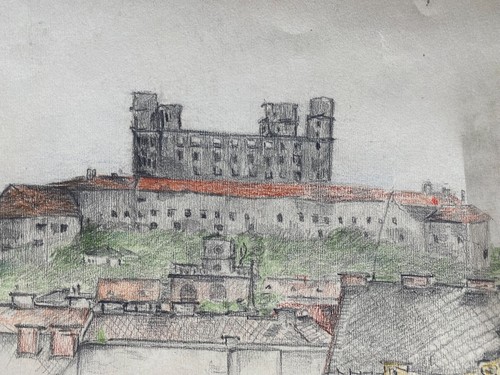 Disegno castello - ::disegno,
