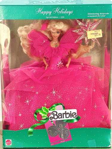 Barbie mattel happy holidays - happy,