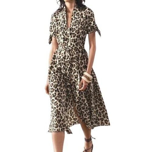 Abito camicia midi zara - abito,