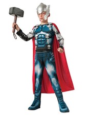 Costume Thor Bambini Vendicatori Assembla Deluxe, L Età 8-10 Altezza 142-152 cm