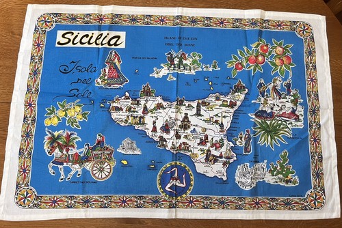 Asciugamano tè sicilia - asciugamano,