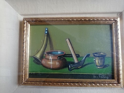 Quadro olio tela luigi - tela,