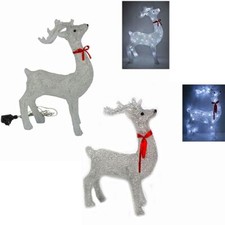 Renna cervo con corna luci led